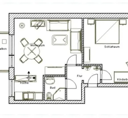 Haus Fregatte 1 Apartmán *